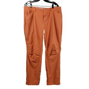 Orvis  Burnt Orange Recycled Nylon Stretch Performance Hiking Pants 37x31.5